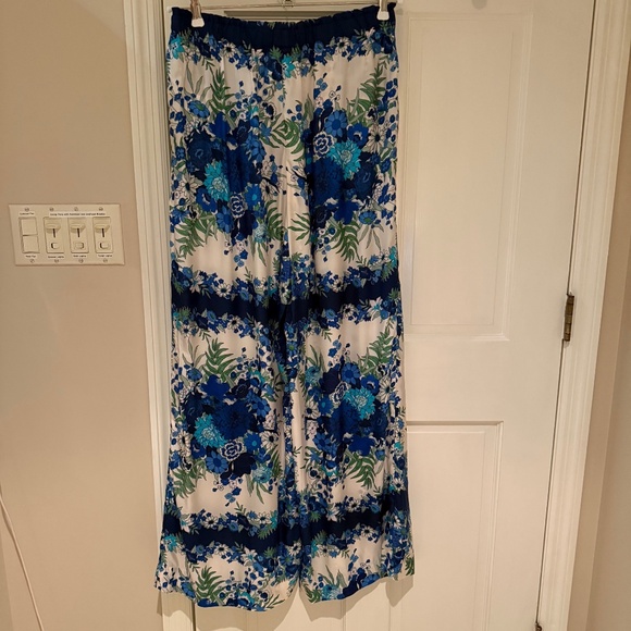 NWT Cara Cara Samantha Pants Evening Blue Bombay Size Medium (Retail: $525) - Picture 2 of 6